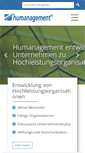 Mobile Screenshot of humanagement.de